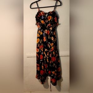 Miss Avenue Size Small Dress Maxi  Floral bracelets color dark blue